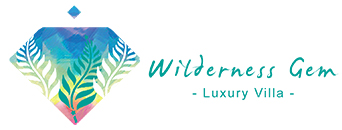 Logo. List of web pages of Wilderness Gem Luxury Villa site-map.